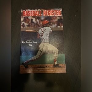 The Sporting News 1972 edition, excellent used condition, kept in pristine shape
